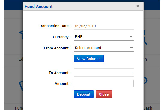 3 Under subheading Step 3 Select your criteria after bullet point Click Deposit