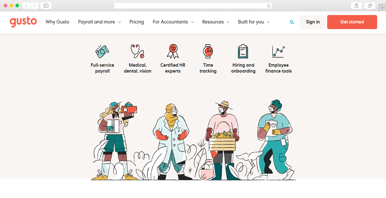 gusto payroll